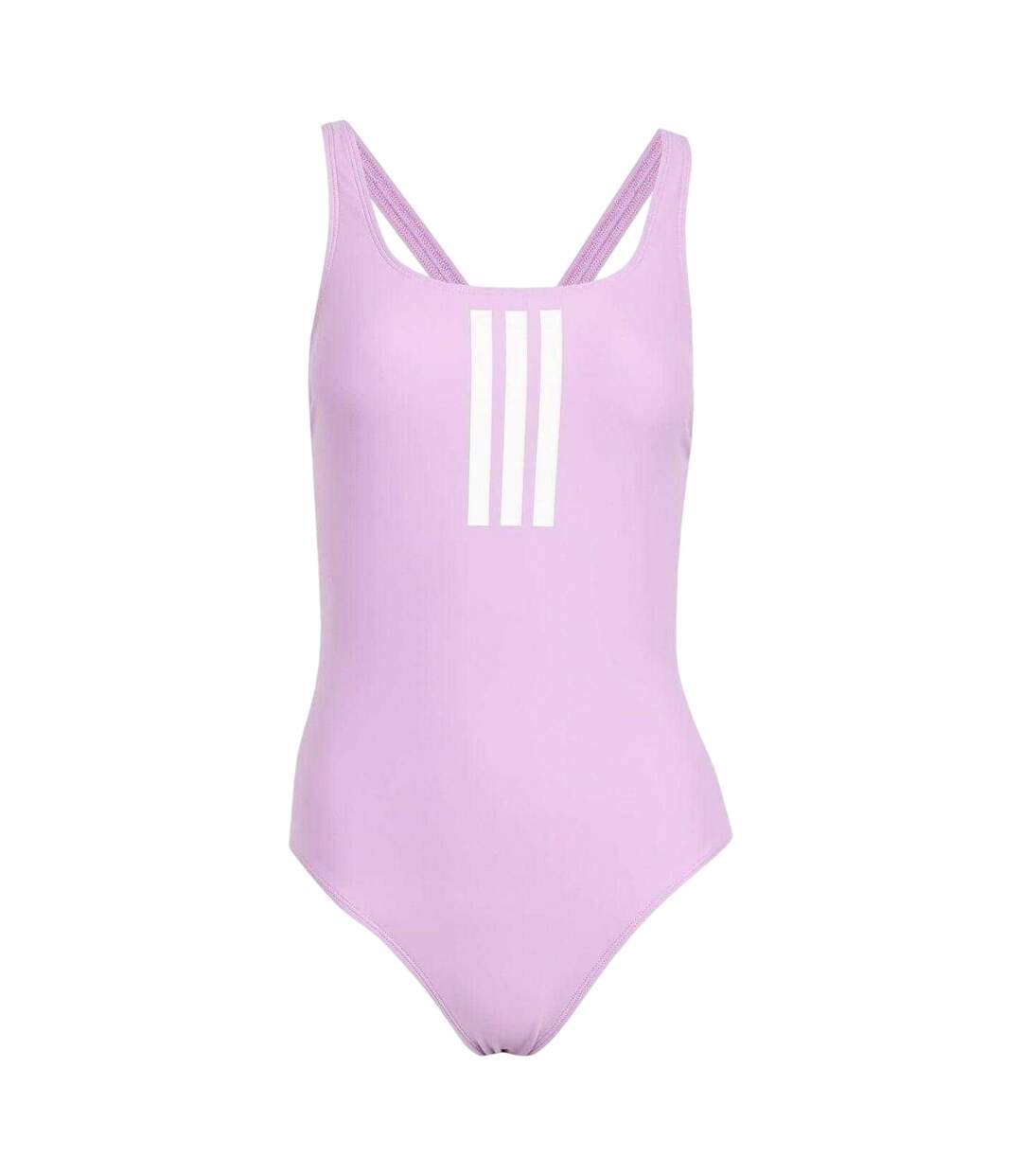 Maillot De Bain 1 Pièce Femme Violet Blanc Adidas-2