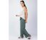 Pantalon femme été kaki SHERINE tendance Coton Du Monde-3