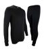 Mens Thermal Underwear Set | Fleece Lined Top & Long Johns Set-3