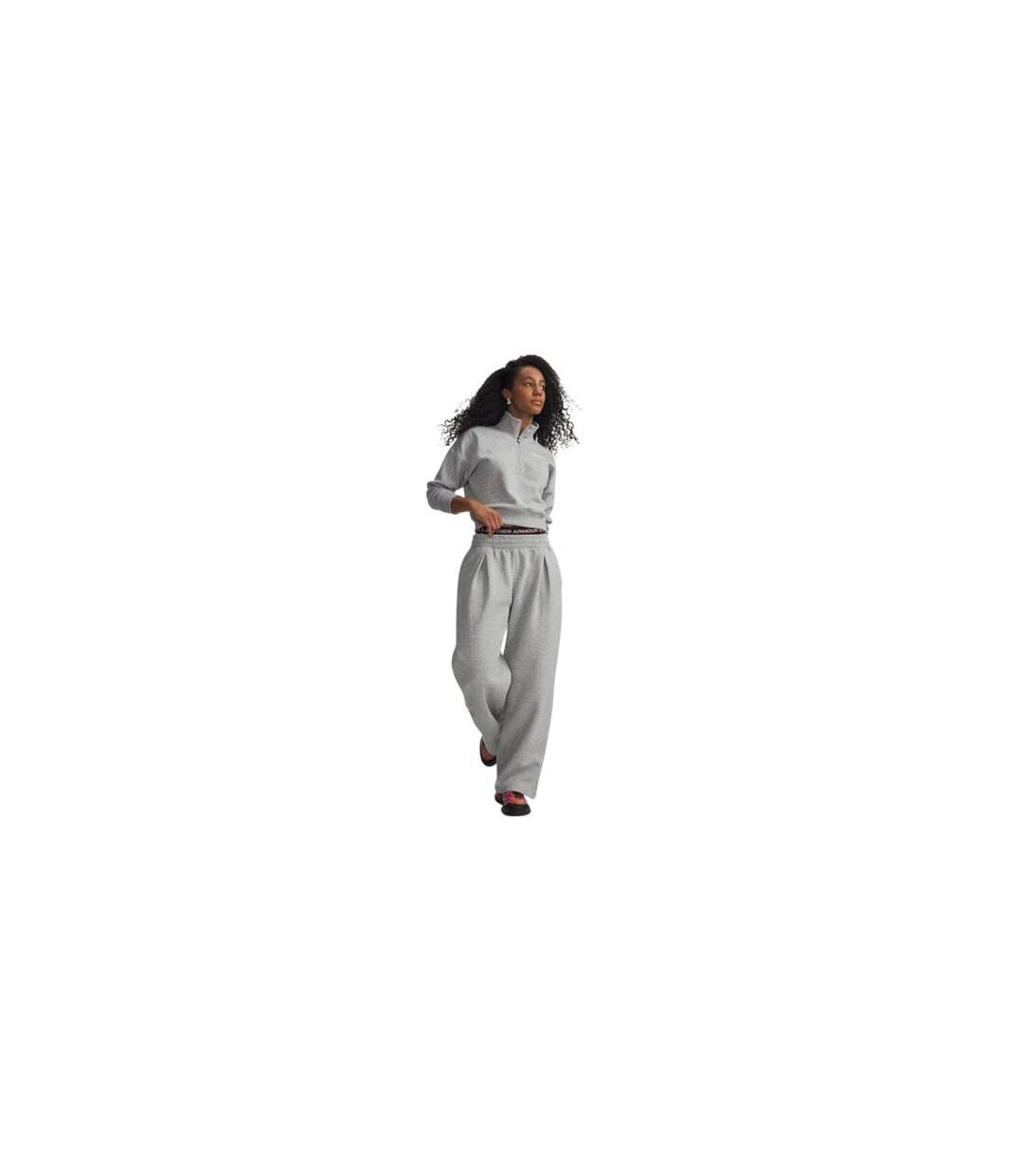 Pantalon De Jogging Femme Gris Chiné Under Armour-1