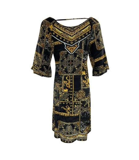 Womens/ladies Verona/1915 Slit Sleeve Dress Multicoloured Inoa