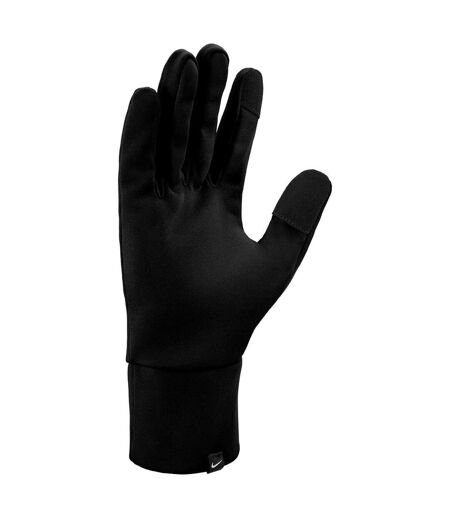 Unisex Adult Fleece Gloves Black White Nike