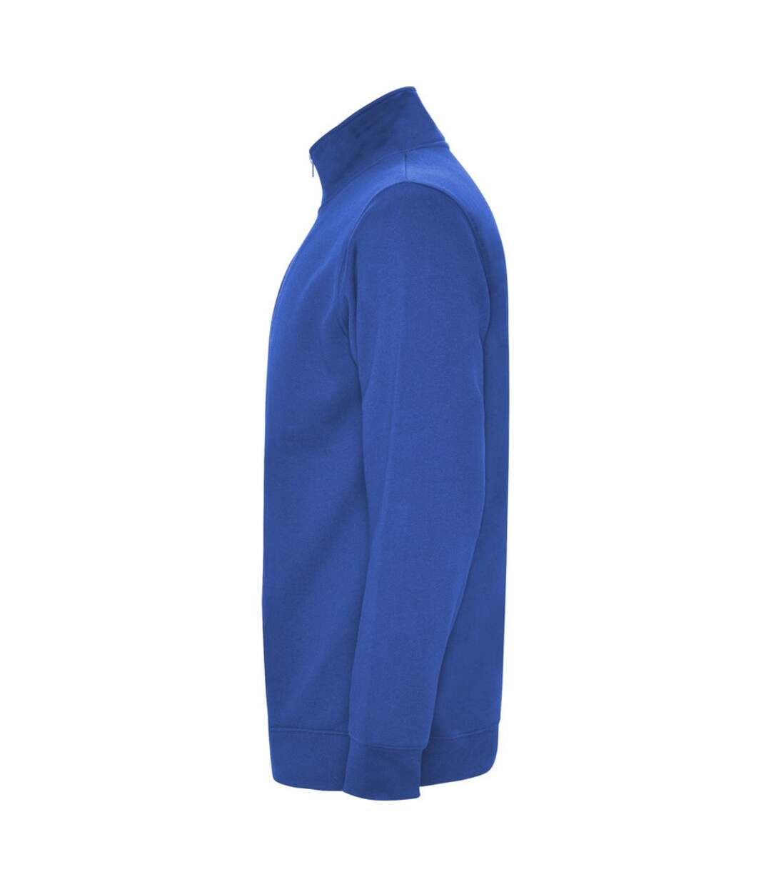 Mens aneto quarter zip sweatshirt royal blue Roly-4