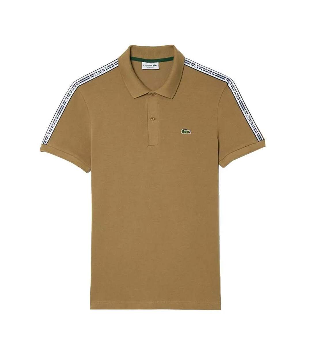 Polo marron homme lacoste stre-2