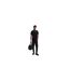 Mens Collared Regular Raglan Polo Shirt Black Boss-1