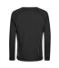 Mens cooldry long-sleeved t-shirt black Tee Jays