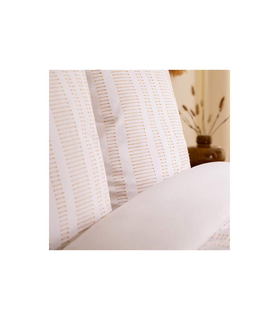 Parure de Lit 3 Pièces Osao 240x220cm Blanc-3