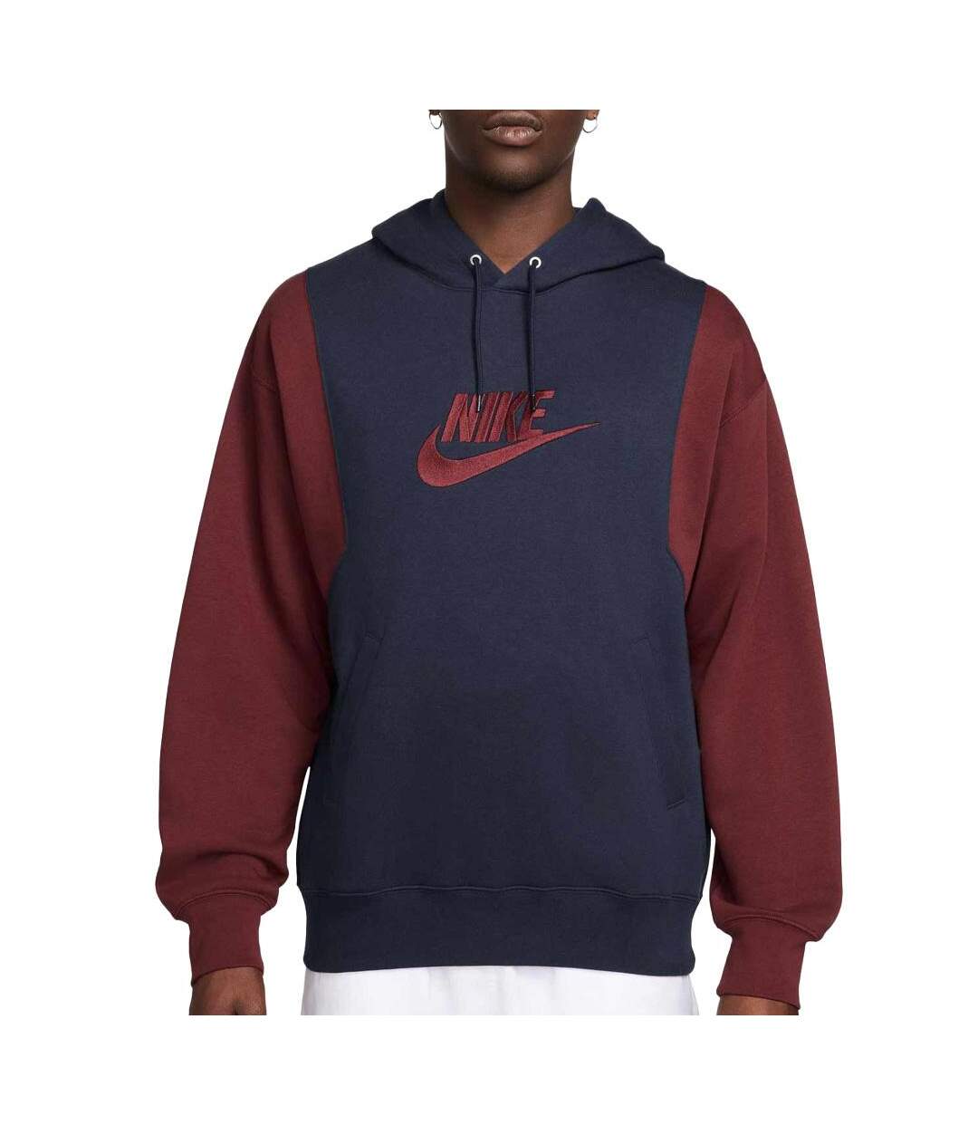 Sweat bleu femme nike hoodie clctn-1