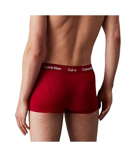 3xBoxers gris/rouge/noir homme calvin klein jeans trunk - l
