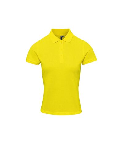 Polo coolchecker plus femme bleu clair Premier