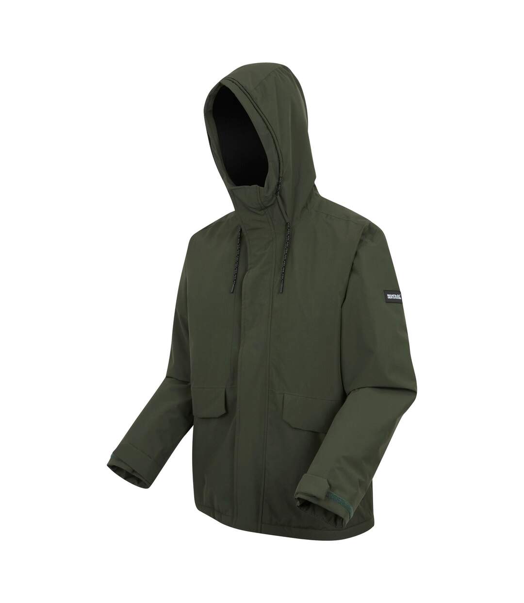 Veste Imperméable Sterlings Homme Kaki Foncé Regatta-4