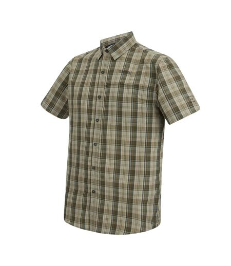 Chemise Manches Courtes Motif/style À Carreaux Mindano Homme Sauge Clair Regatta