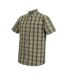 Chemise Manches Courtes Motif/style À Carreaux Mindano Homme Sauge Clair Regatta-4