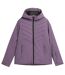Womens/ladies Aw23tjacf122 Quilted Ski Jacket Dark Purple 4F-1