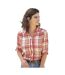Chemisier femme corail / blanc cassé / rouge Atlas for Women-2