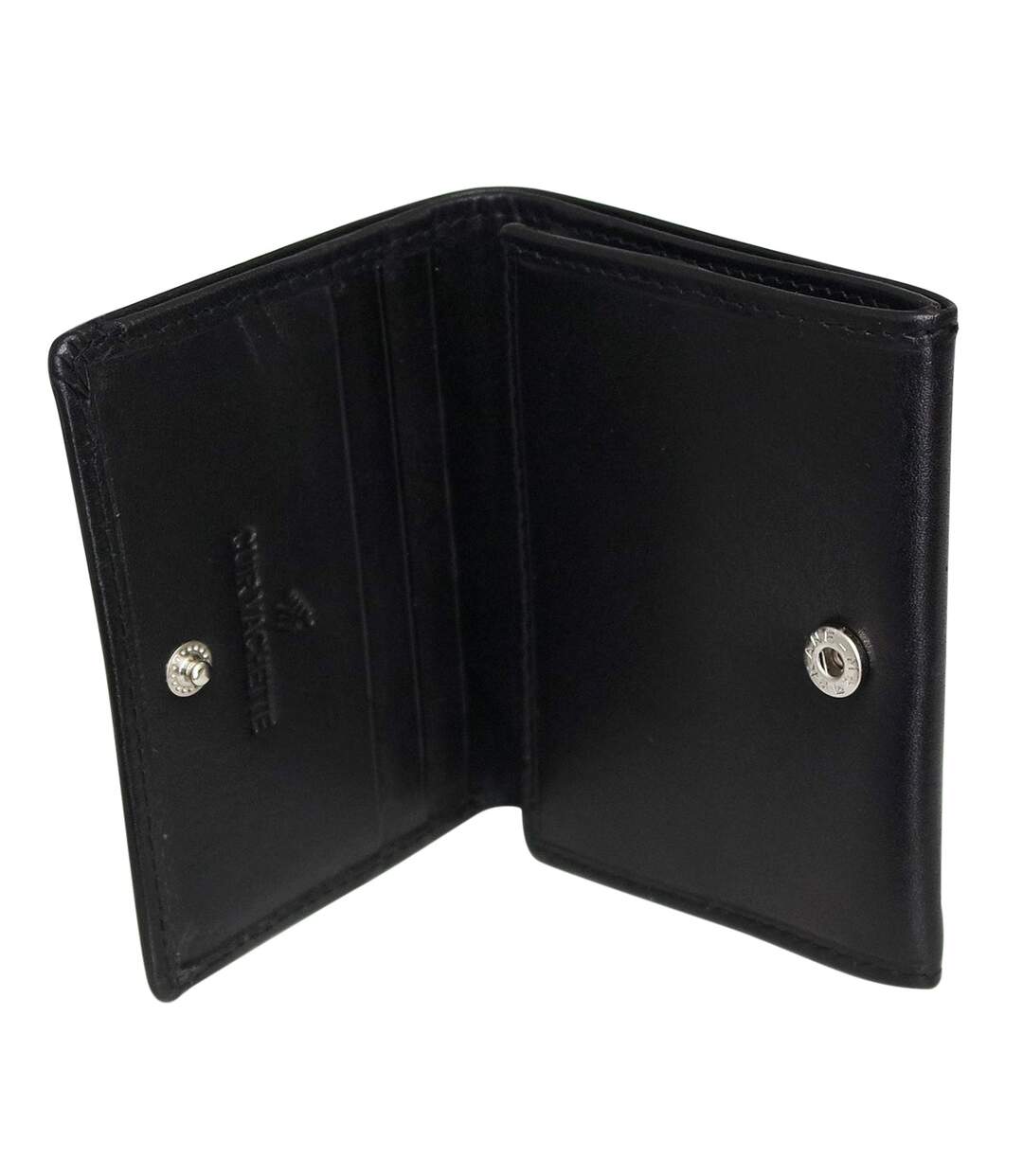 Porte-monnaie homme cuir boutonné avec Protection RFID