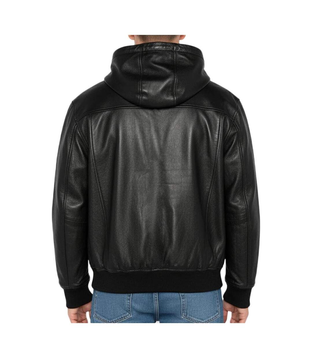 Blousons noir homme schott cuir lchood-3