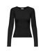 T-Shirt manches longues noir femme jdy vaya-1