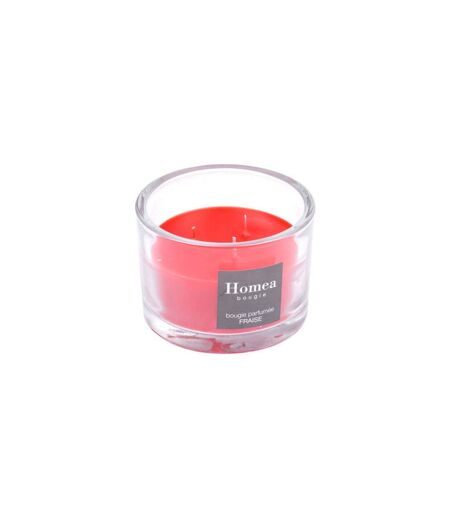 Bougie Verrine Parfumée Essentiel 12cm Fraise