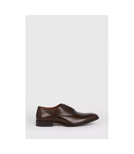 Burton Mens 1904 Plain Leather Oxford Shoes (Tan) - UTBW940