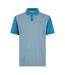 Polo Manches Courtes Motif/style Géométrique Homme Bleu Original Penguin-2