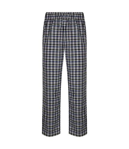 SF Pantalon confort en tartan pour hommes (Blanc/Multi Check) - UTPC3384