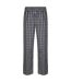 SF Mens Tartan Lounge Pants (White/Multi Check) - UTPC3384