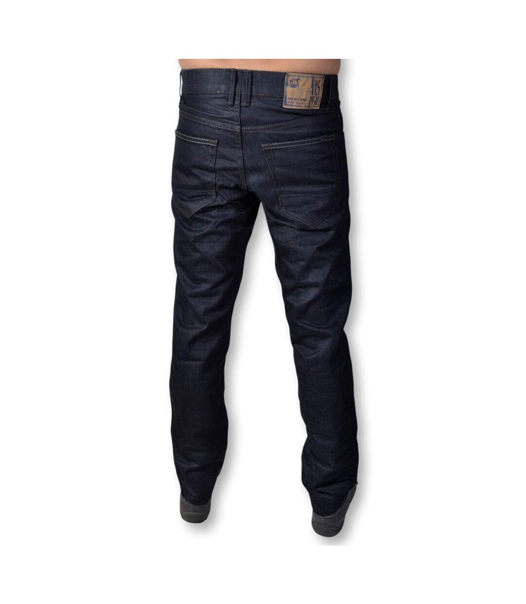 jean homme slim fit couleur bleu brut - 5 poches - Taille basse-2