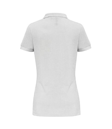 Asquith & Fox Womens/Ladies Plain Short Sleeve Polo Shirt (White)
