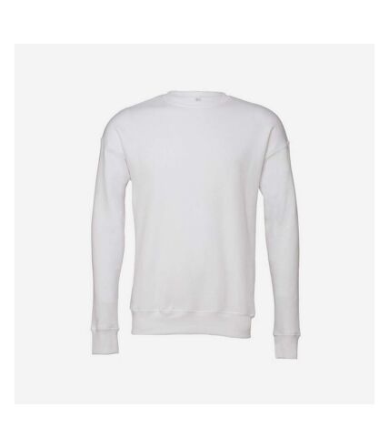 Bella + Canvas Sweat-shirt unisexe adulte en polaire à épaules tombantes (Blanc) - UTRW7841