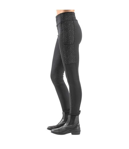 Collant D´équitation Style Réfléchissant Hatfield Femme Noir Whitaker