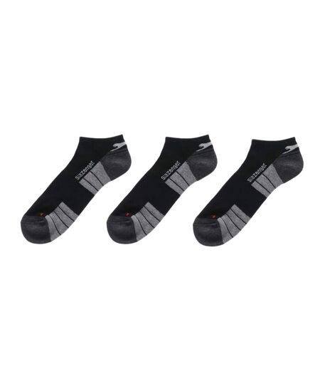 Lot De 3  Socquettes Homme Noir Slazenger