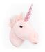 Peluche trophée mural Fantastique Licorne Julia-1