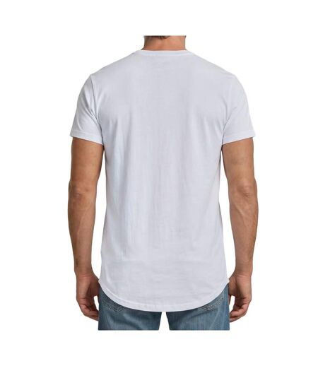 T-Shirt blanc homme g-star raw logo