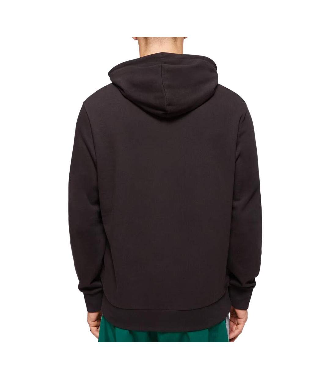 Sweat noir homme timberland woven badge-2