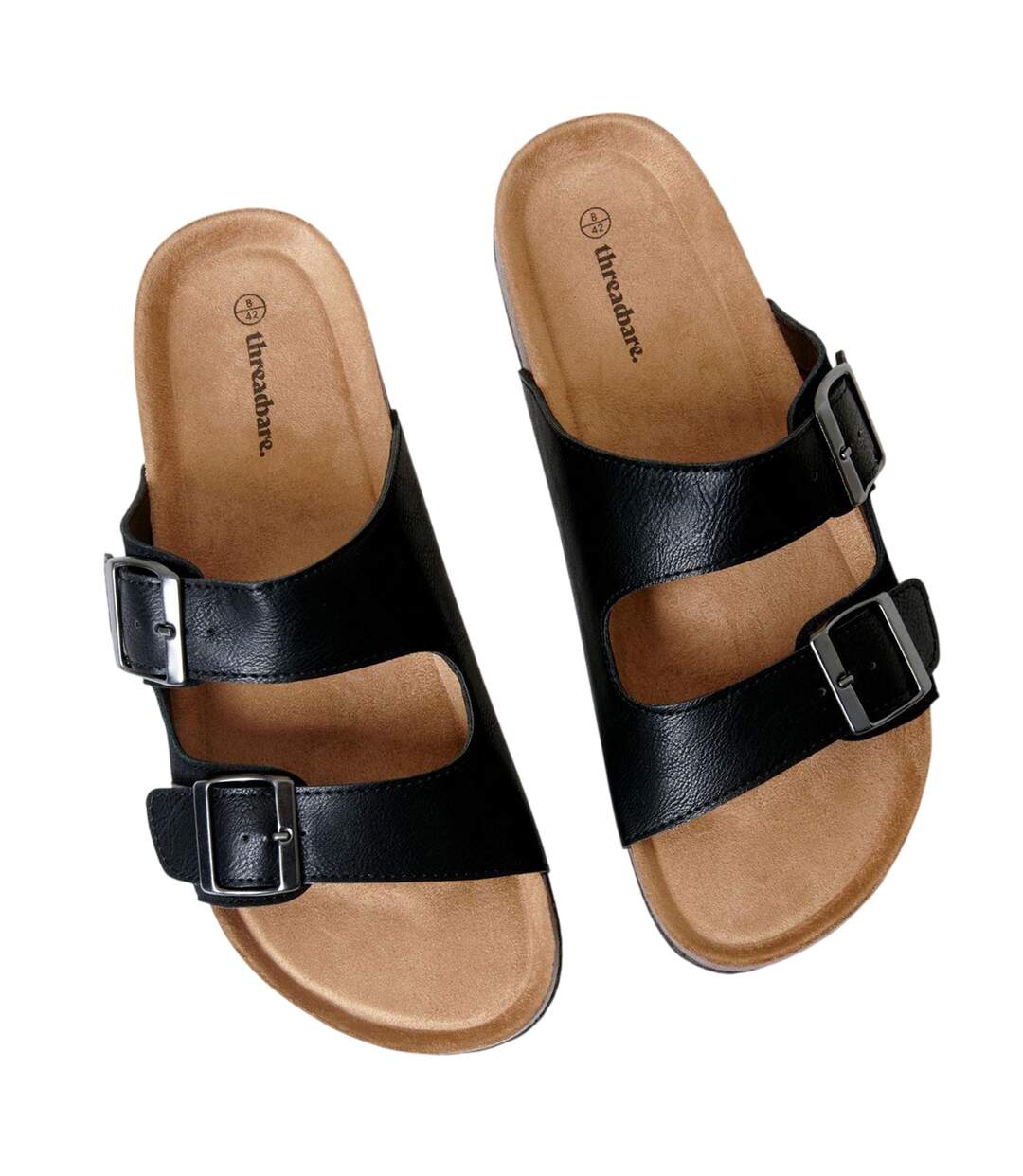 Claquettes Atticus Homme Noir Threadbare-3