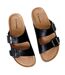 Claquettes Atticus Homme Noir Threadbare-3