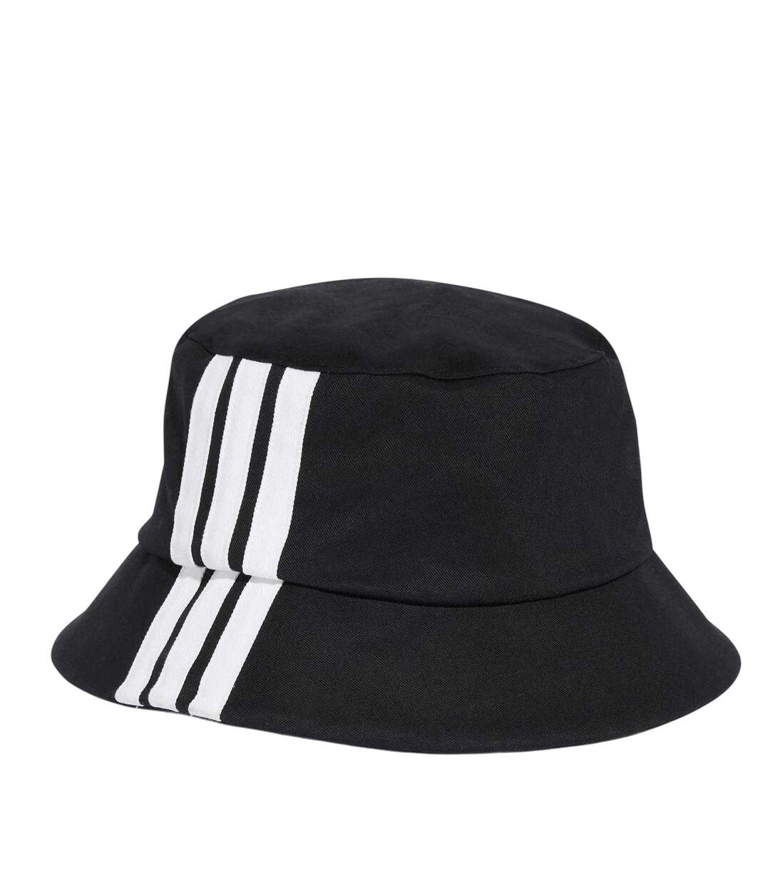 Mens 3s 3 Stripes Cotton Blend Bucket Hat Black Adidas-2
