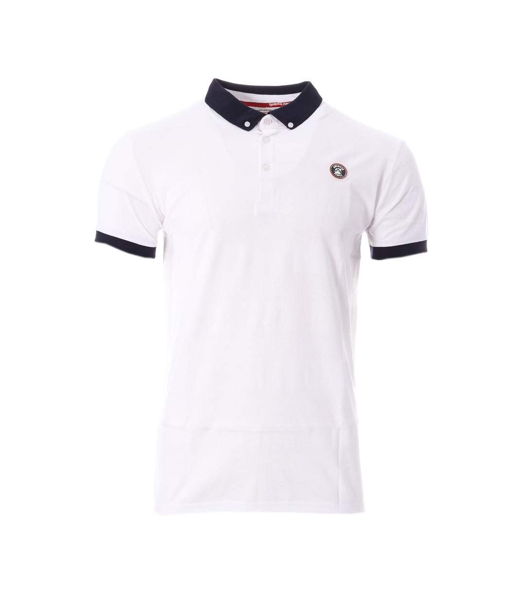 Polo blanc homme american people paladin - l-1
