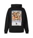 Mens Spike Island Graphic Print Overhead Hoodie Black Pretty Green-2
