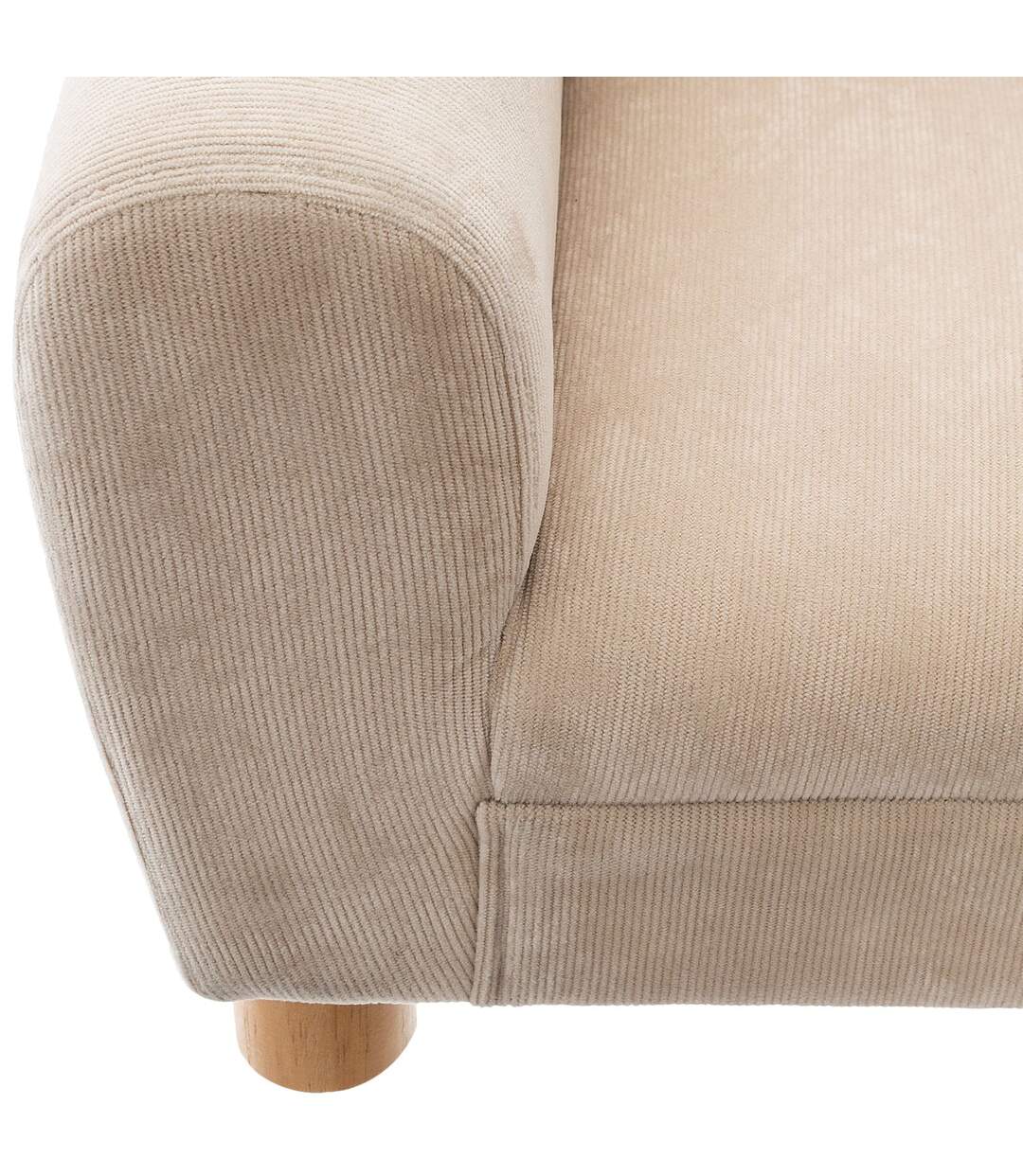 Fauteuil enfant design bois Ours - Beige-4