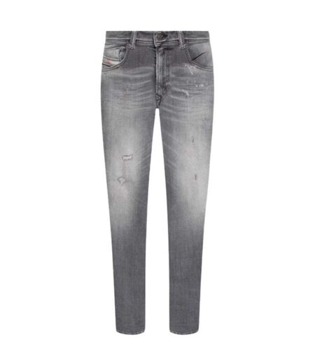 Jean Motif/style Délavé Sleenker Homme Denim Gris Diesel