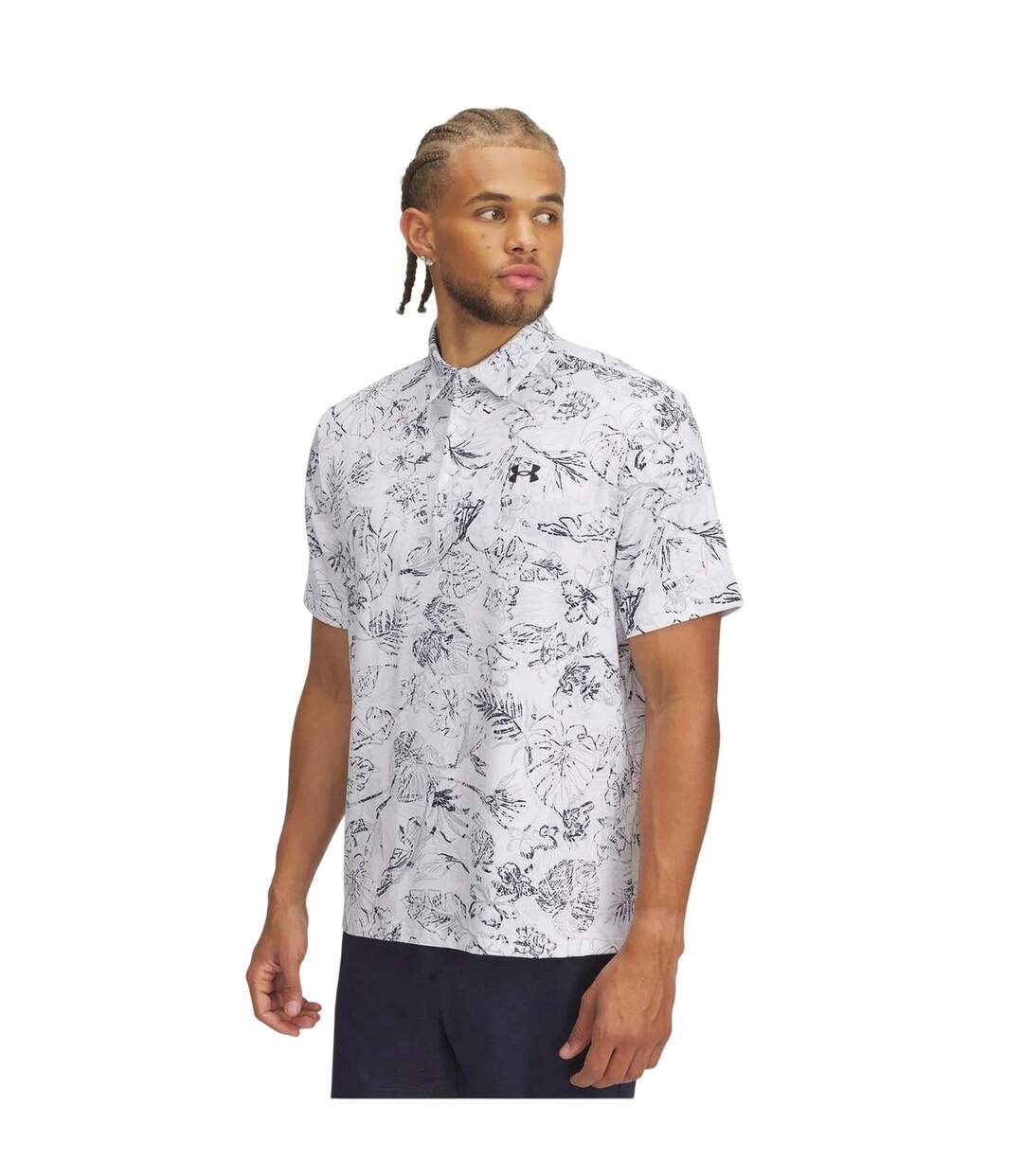 Polo Playoff Homme Blanc Under Armour-1
