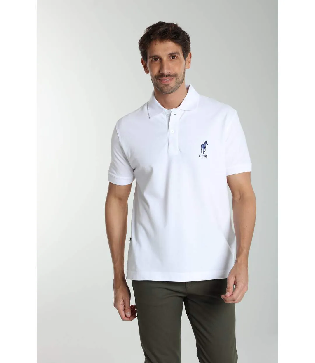 Polo manches courtes en coton PING-3