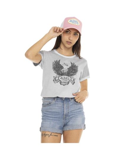 T-shirt à col rond manches courtes femme Kustom Kulture Vondutch