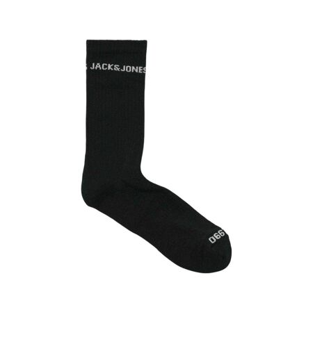 Lot De 2  Chaussettes Motif/style Logo Basic Homme Noir Blanc Jack And Jones