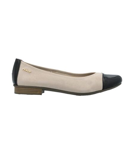 Ballerine Plate Cuir Rieker Softlack