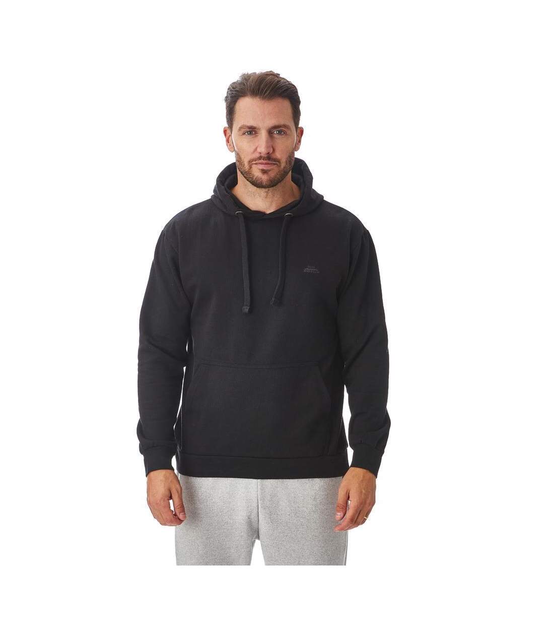 Sweat à capuche homme noir Iron Mountain-1