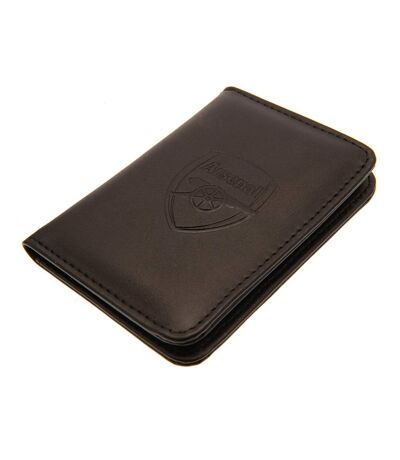 Arsenal FC Executive Crest Card Holder (Black) (One Size) - UTTA9561