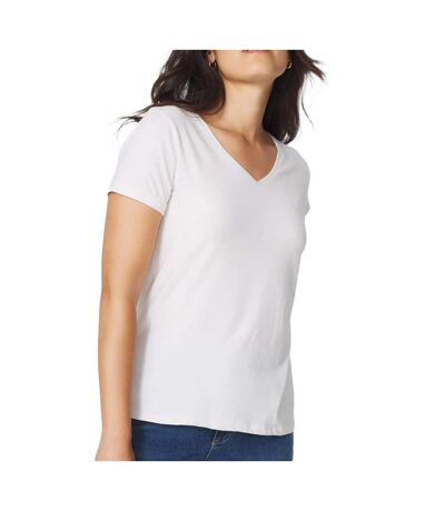 T-shirt blanc femme tbs adinatee 29418 - l